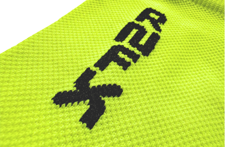 Neon Yellow Running Sock