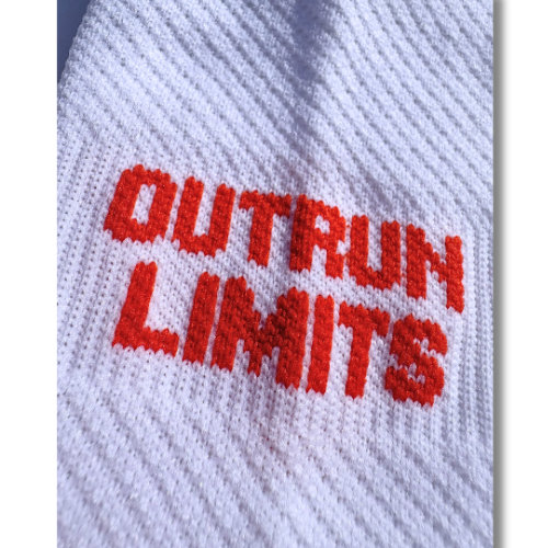 Tangerine Red Running Socks