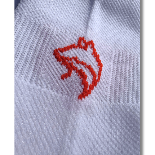 Tangerine Red Running Socks