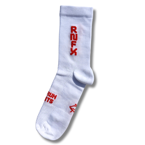 Tangerine Red Running Socks