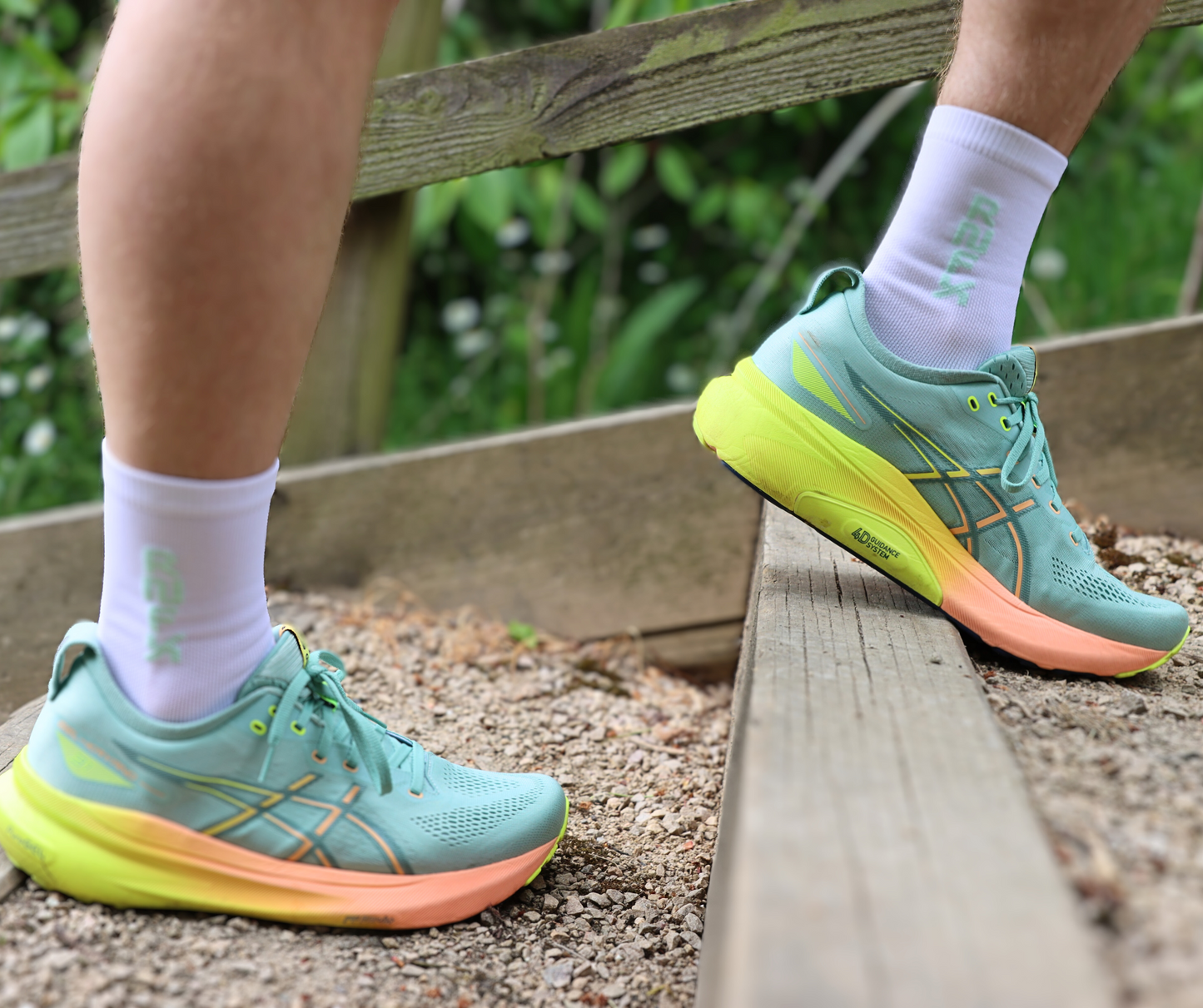 Mint Green Running Socks